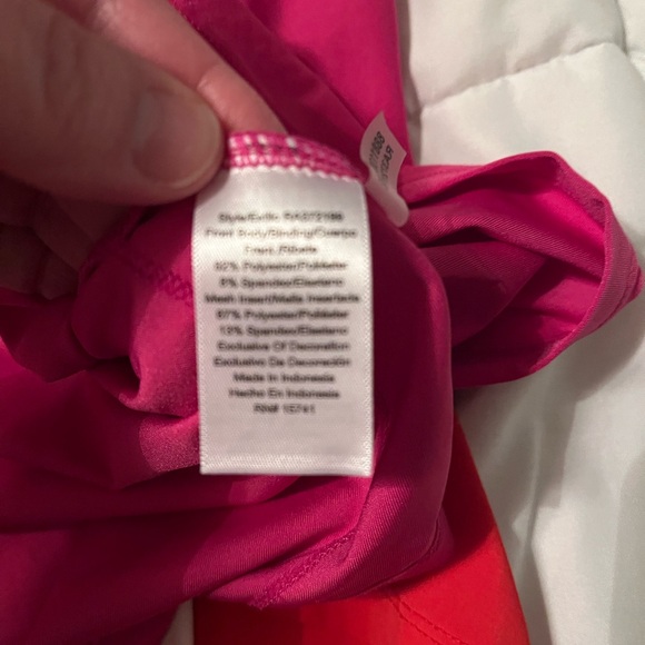 Avia Women’s Fuchsia & Coral Racerback Tank Top size L - Picture 5 of 5